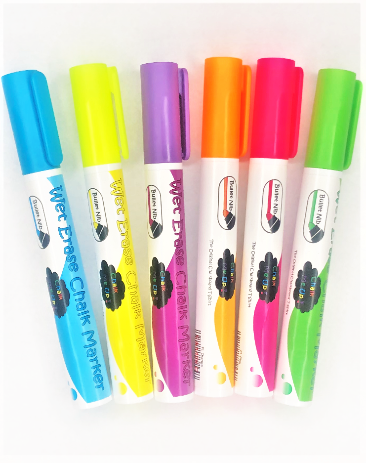 6 Pack Chalk Markers – Chalk Me Up®